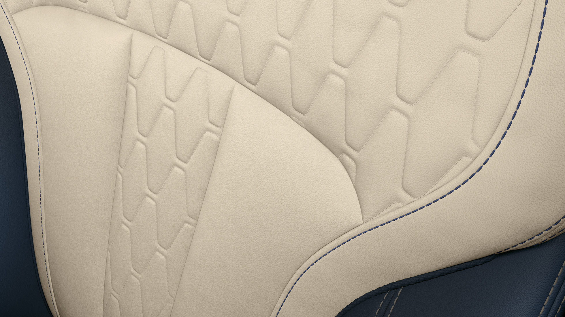 BMW X7, Design Pure Excellence Polster Design Nahaufnahme des Polster Designs des BMW X7 mit der Ausstattung des Design Pure Excellence