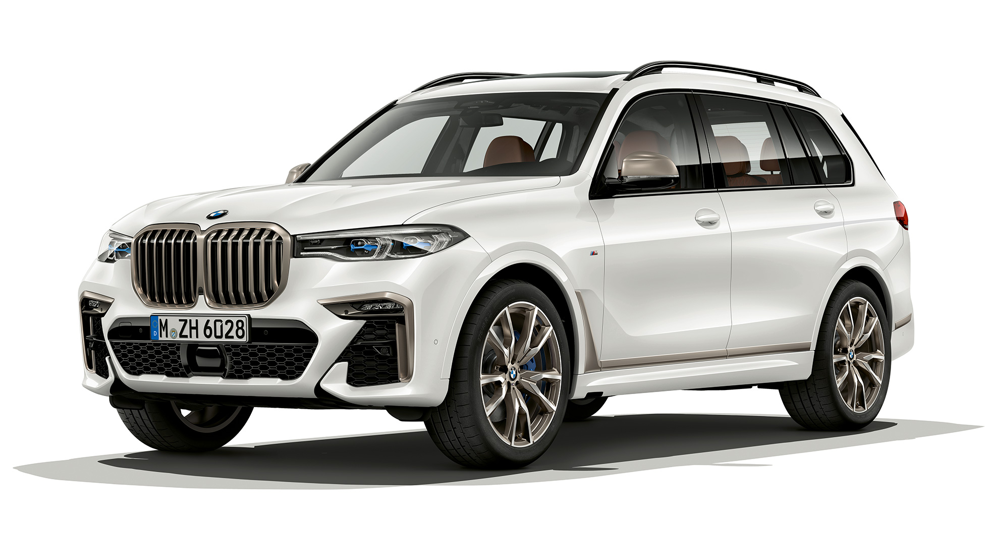 Nuova BMW X7 M50d G07 Immagine della Nuova BMW X7 vista anteriore a tre quarti Nuova BMW X7 M50d G07