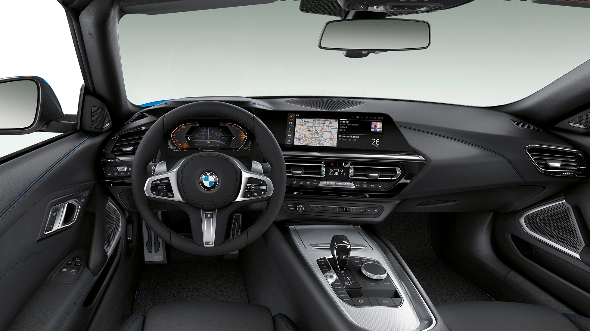 BMW Z4 Roadster Modell M Sport G29 BMW Z4 Roadster Modell M Sport, Lenkrad und Fahrerplatz G29