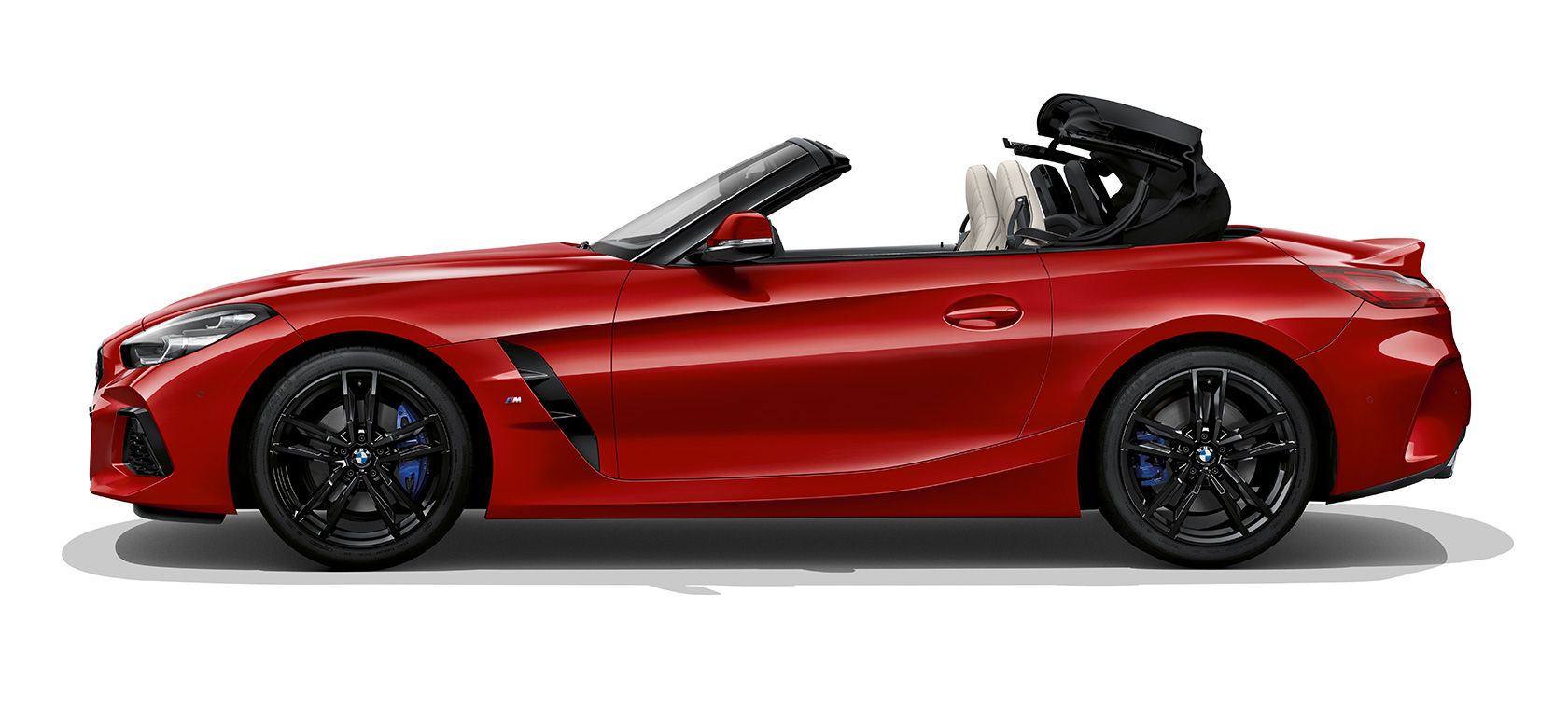 Seitenaufnahme BMW Z4 Roadster (G29) Seitenaufnahme BMW Z4 Roadster (G29), Verdeck öffnet sich