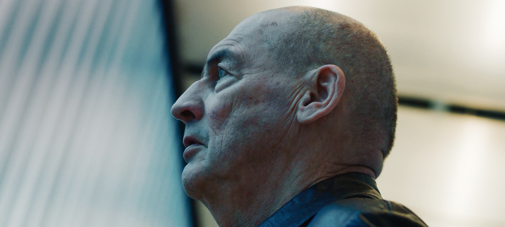 Rem Koolhaas Foto del profilo laterale di Rem Koolhaas