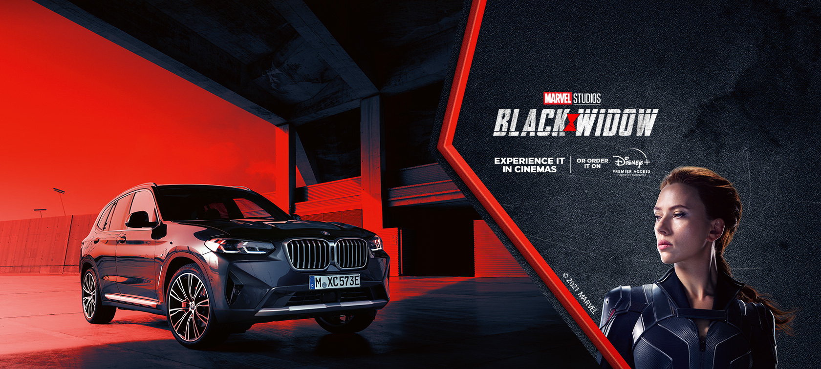 BMW X3 xDrive30e 2021 G01 e Marvel Studios’ Black Widow BMW X3 xDrive30e 2021 G01 e Marvel Studios’ Black Widow
