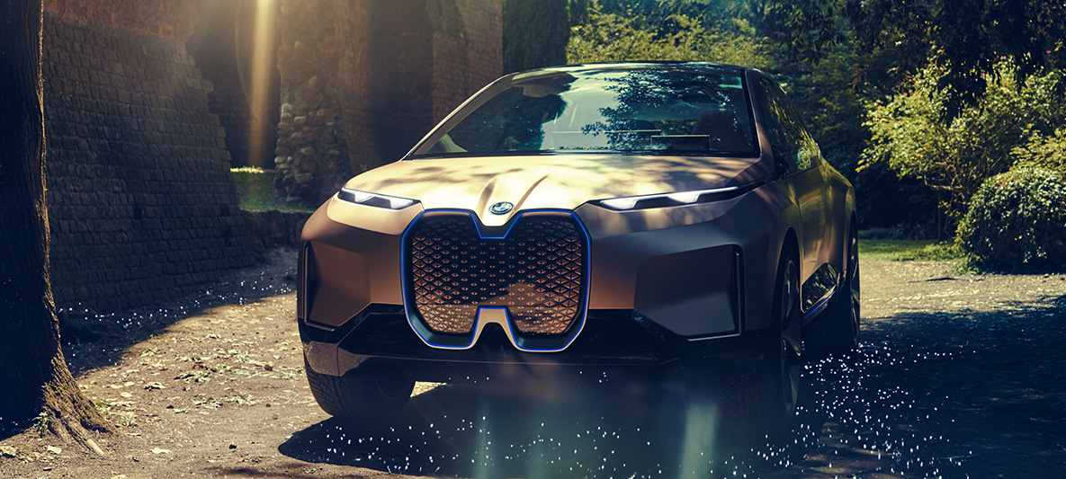Immagine frontale BMW Vision iNEXT Immagine frontale BMW Vision iNEXT