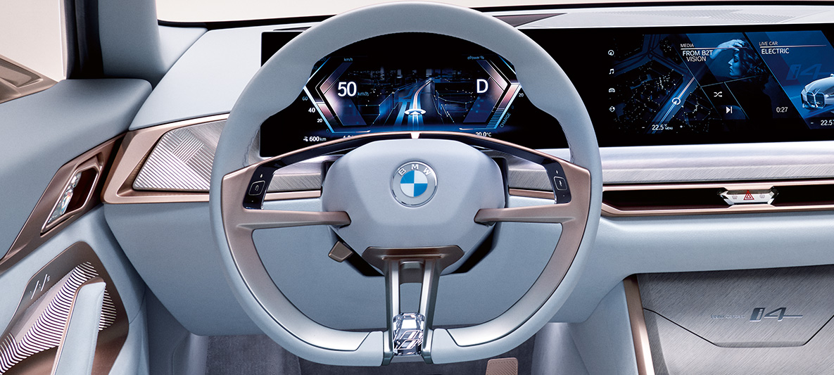 BMW Concept i4 2020 G26 Foto 3 BMW Concept i4 2020 G26 auto elettrica, BMW Gran Coupé completamente elettrica Foto 3