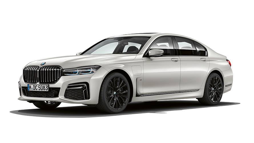 BMW 745Le Limousine Studioaufnahme BMW 745Le Limousine Studioaufnahme Dreiviertel-Frontansicht