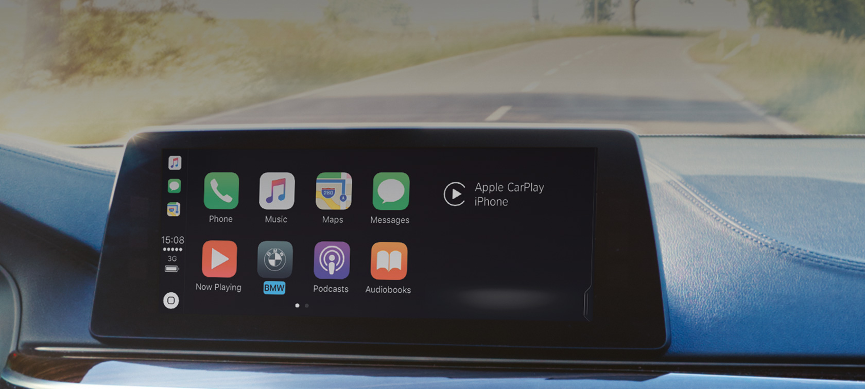 Apple CarPlay® Smartphone Integration Menu di Apple CarPlay® Smartphone Integration nel Control Display di BMW ConnectedDrive