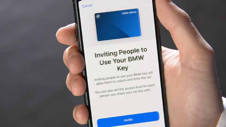Partage de la BMW Digital Key vidéo BMW Digital Key partage vidéo