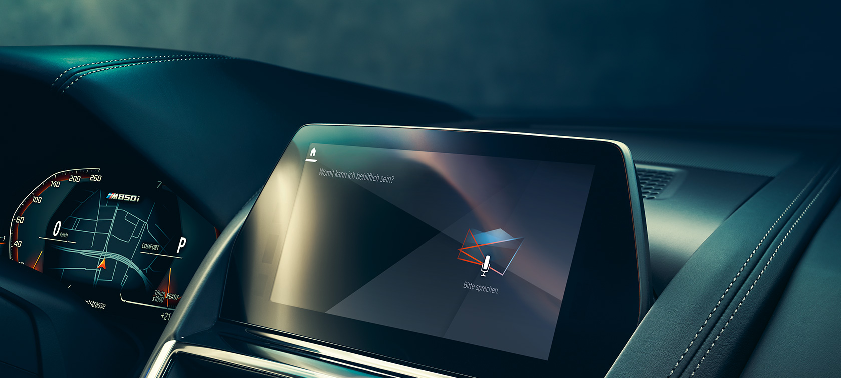 BMW Intelligent Personal Assistant BMW Intelligent Personal Assistant Visualizzazione nel Control Display