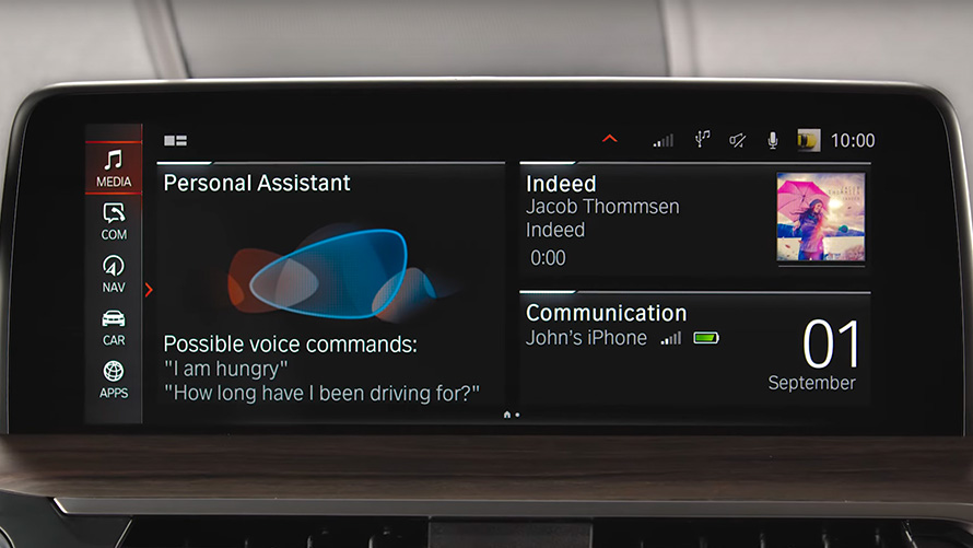 Funzioni e vantaggi di BMW Intelligent Personal Assistant Funzioni di BMW Intelligent Personal Assistant e vantaggi spiegati in un video