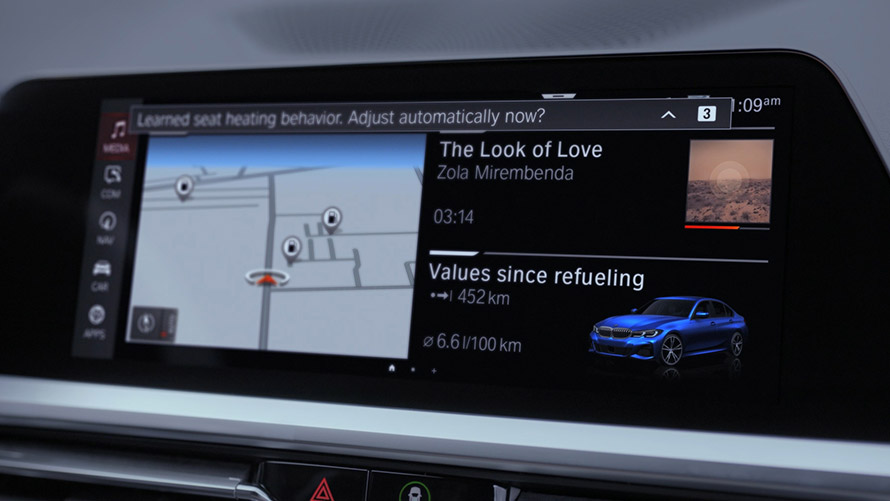 Automate My Habits Automate My Habits auf dem BMW Display