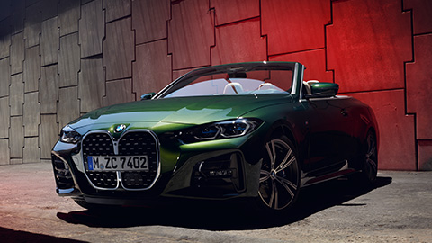 BMW 4er Cabrio Dreiviertel-Frontansicht Exterieur 