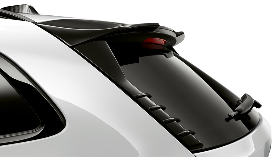 Spoiler posteriore sul tetto M Performance Accessori BMW M Performance Primo piano dello spoiler posteriore sul tetto M Performance Accessori BMW M Performance