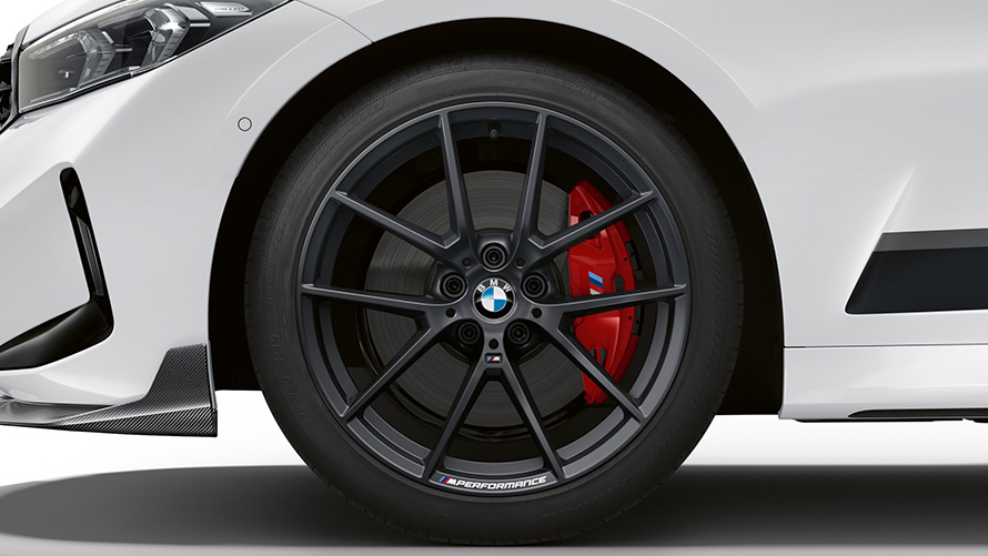 Cerchio in lega leggera da 19" M Performance nº 898 M Accessori BMW M Performance Primo piano del cerchio in lega leggera da 19" M Performance nº 898 M Accessori BMW M Performance