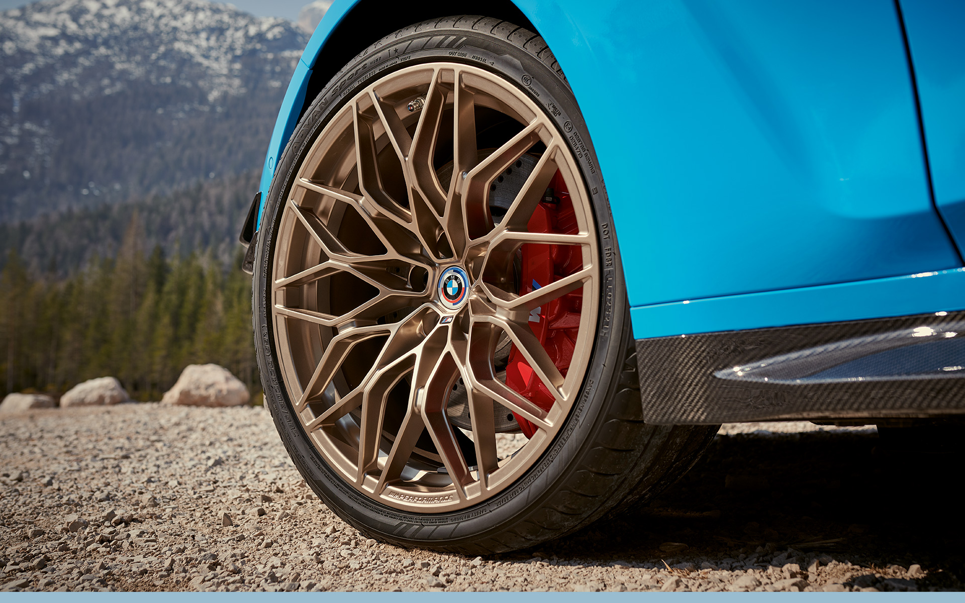 BMW M3 Touring G81 Accessori BMW M Performance Ruota BMW M3 Touring G81 Accessori BMW M Performance Primo piano della ruota
