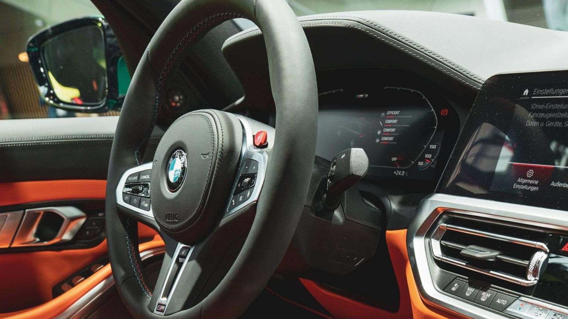 Das BMW M3 Lenkrad BMW M3/innen/M Lederlenkrad/ seitlich
