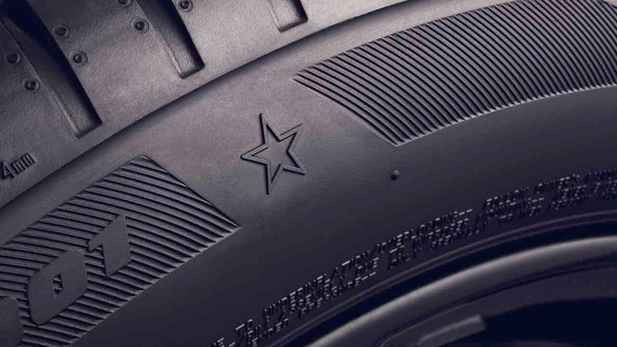 ORIGINAL BMW REIFEN MIT STERNMARKIERUNG.