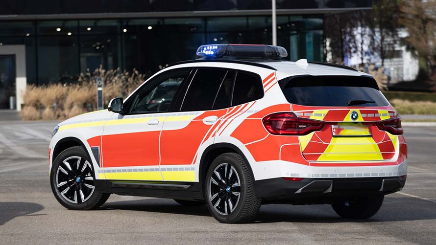 BMW Einsatzfahrzeug für die Feuerwehr