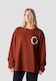Sweatshirt Oversized BMW Raw rouge tibétain