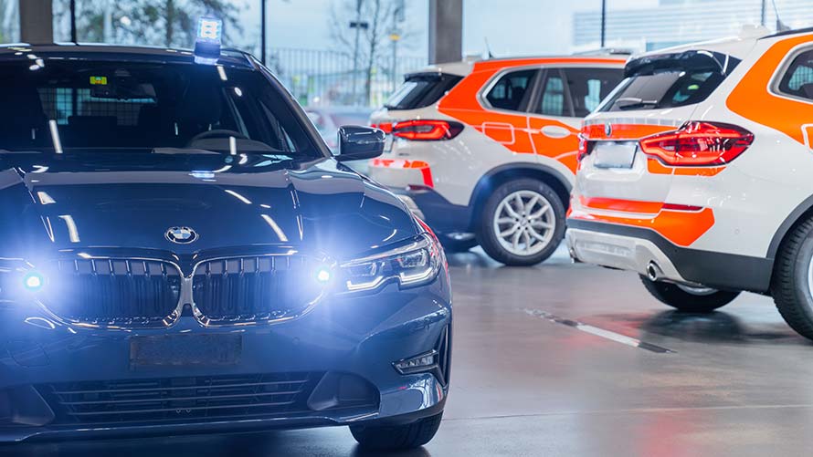 BMW Einsatzfahrzeug für die Feuerwehr